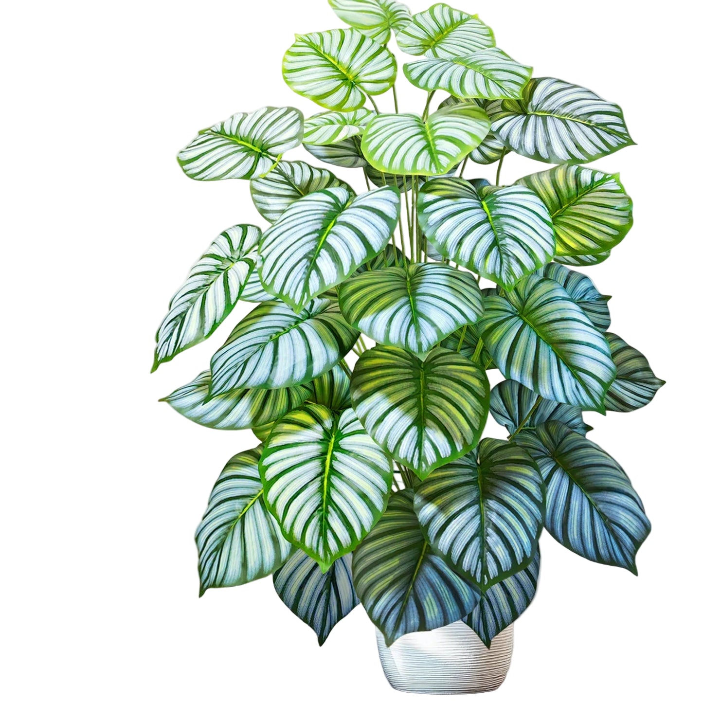 Tejesa 60-103cm Artificial Monstera deliciosa Pothos Alocasia Leaf Fake Plant Ornamental Festive Home Office Decoration