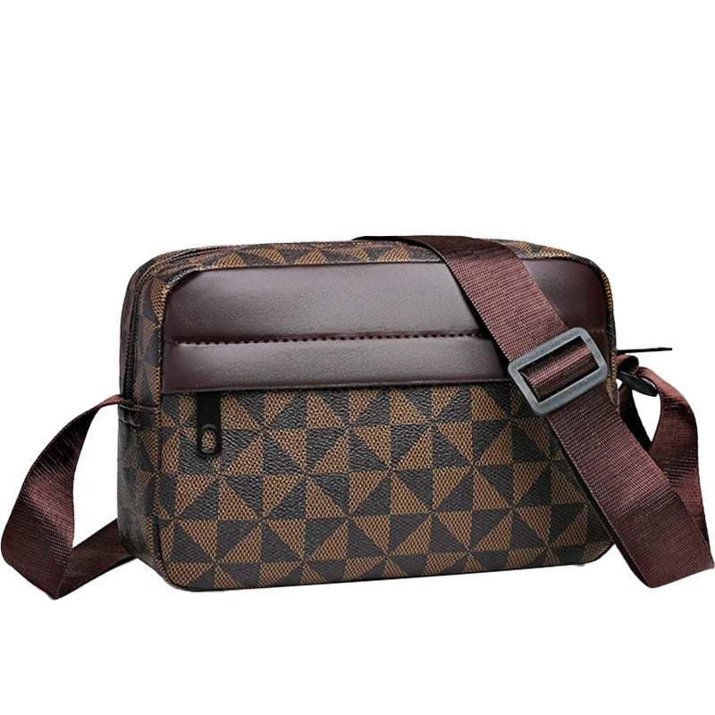 Tejesa  Pu Leather Men Waist Packs Business Crossbody Bags for Male Fashion Travel Storage Phone Shoulder Bags Clutch Bag