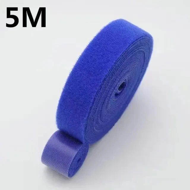 Tejesa 1/5M Cable Organizer Cable Management Wire Winder Tape Earphone Mouse Cord Management Ties Protector For iPhone Xiaomi Samsung
