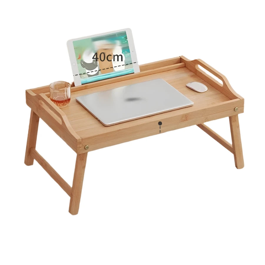 Hemasa Table Dessert Folding Tray Bedroom Breakfast Tray Desk Office Tea Tray Multifunctional Reading Rack Floor Computer Desk Board