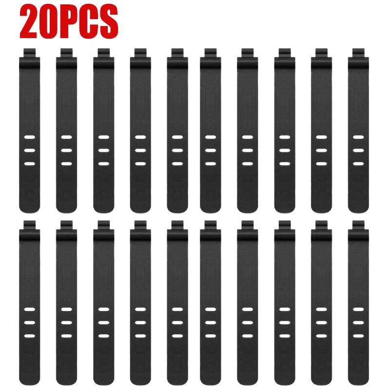 1-20PCS Silicone Cable Winder Organizer Clips Phone Charging Wire Cord Management Buckle Straps Earphone Line Storge Holder Clip