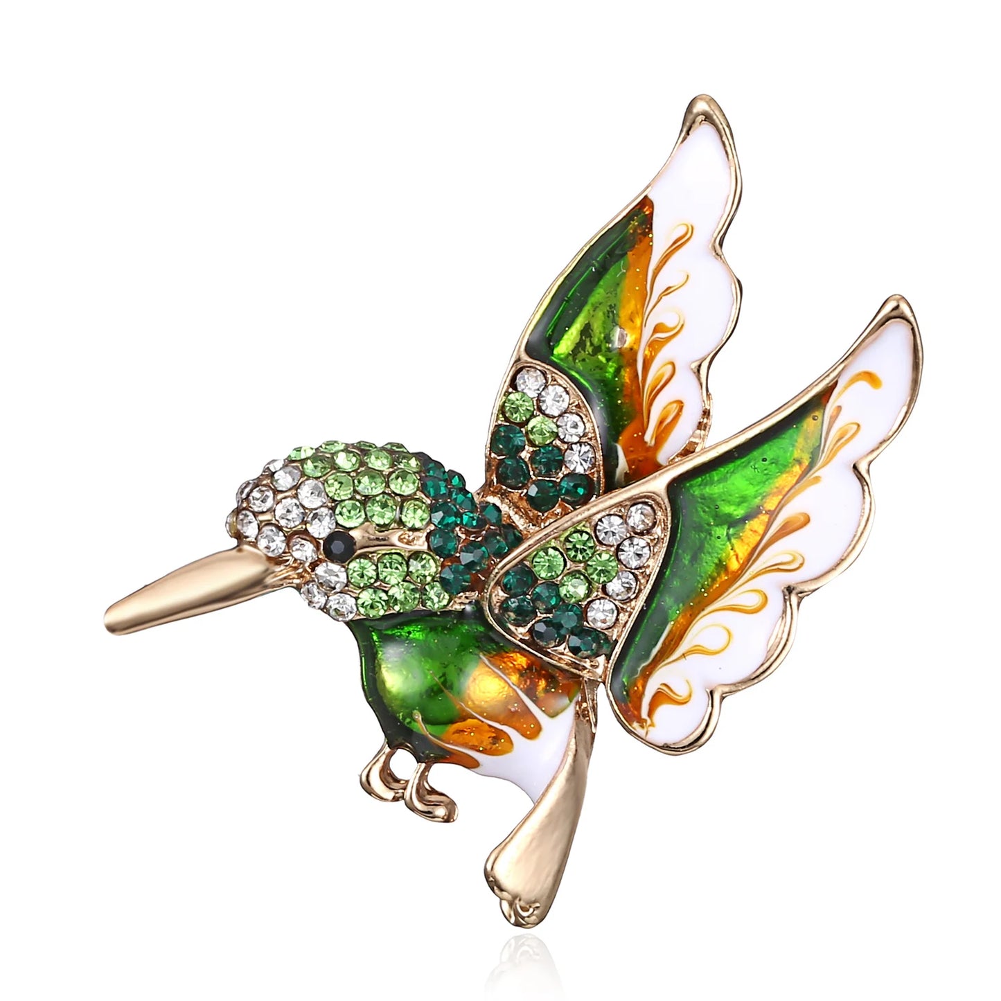Elegant Cute Bird Brooches for Women Unisex Shiny Rhinestone Zircon Emblem Bee  Butterfly Corsage Badges Lapel Pins Jewelry Gift