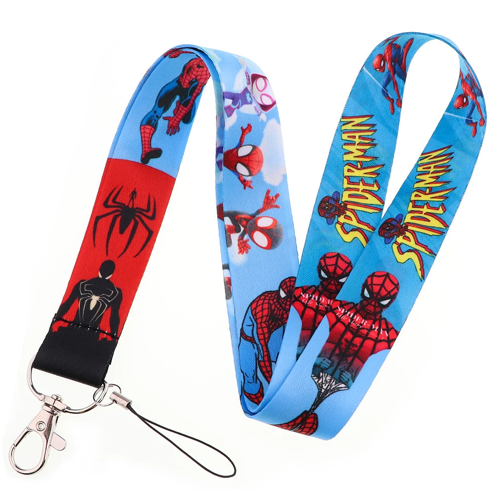 YQ437 Lanyard ID Badge Holder Card Cover Phone Rope Cartoons Neck Strap Keychain Key Holder Lariat Cool Gift
