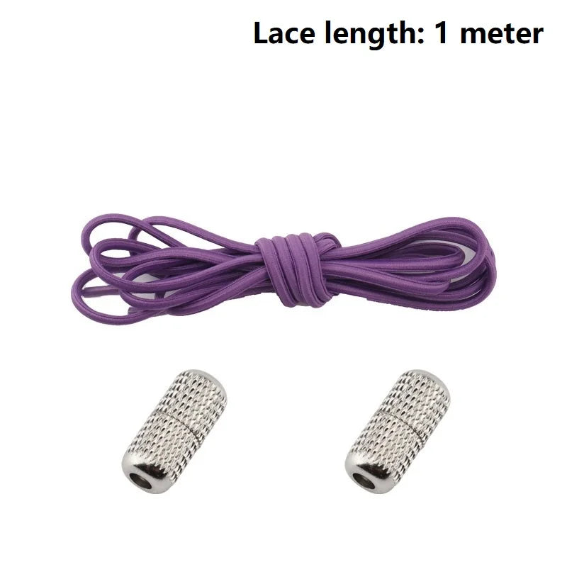 New Elastic Laces Sneakers Laces Without Tie Elastic Shoelaces Without Binding Laces Bows Shoelaces Rubber Bands for Shoes