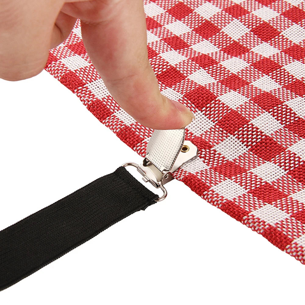 Hemasa 4PCS/Set Adjustable Sheet Comforter Tablecloth Sofa Cover Sheet Buckle Tent Sheet Clip Metal