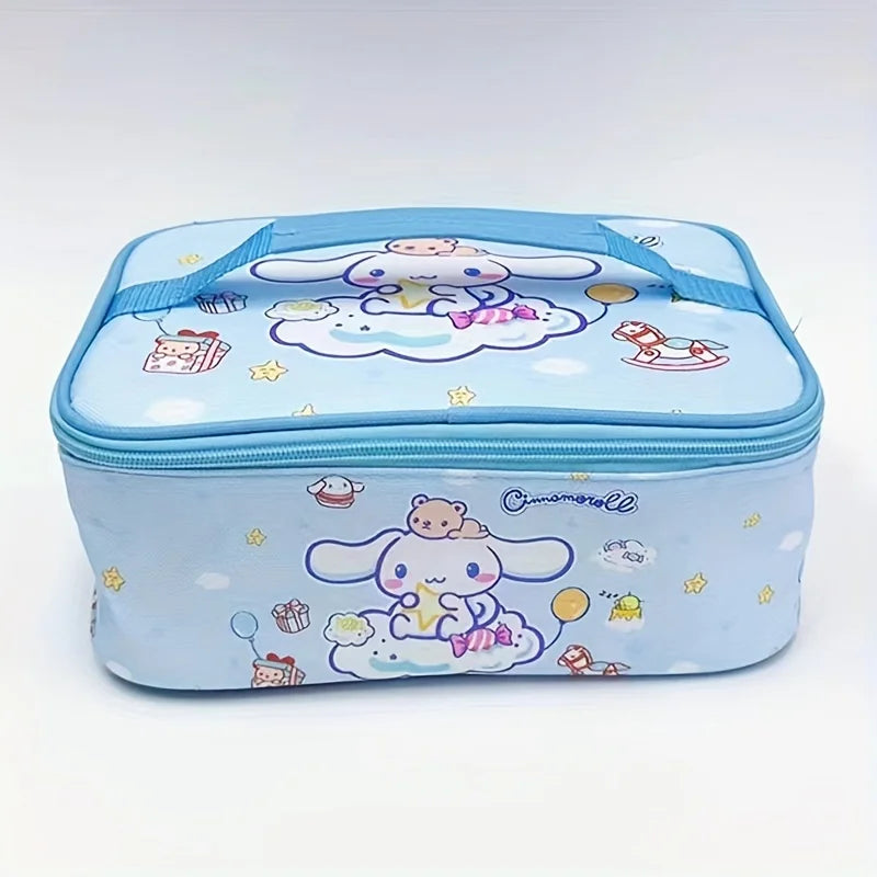 Hemasa  Insulated Lunch Bag - Water-Resistant Canvas Cooler Box