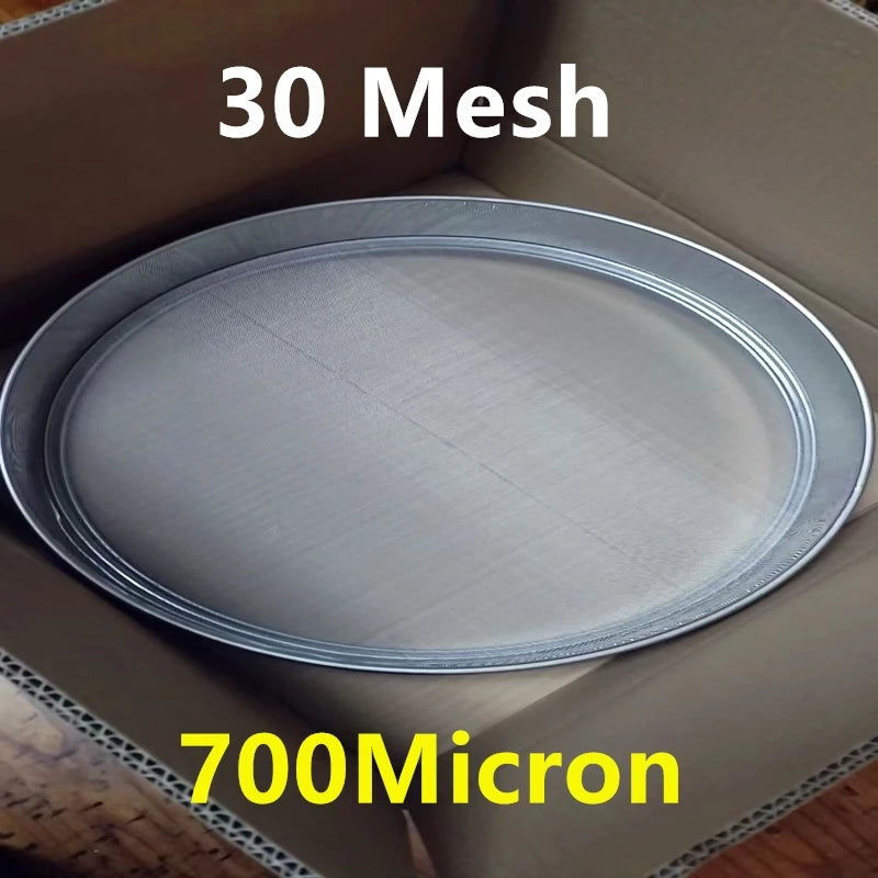 Hemasa 4-500M Round Stainless Steel Shakers Kitchen Flour Powder Filter Screen Soil Strainer