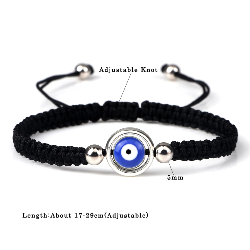 Fashion Evil Eye Braided Rope Bracelet For Men Women Red Black String Weave Prayer Couple Bracelet Friendship Lucky Jewelry Gift