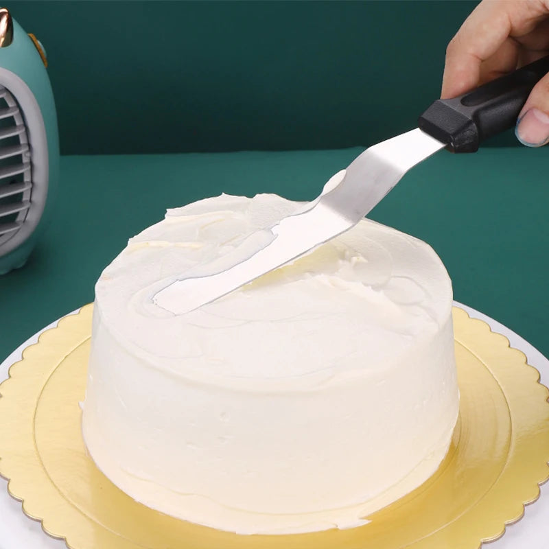 Tejesa 27cm Stainless Steel Cream Spatula Icing Smoother Frosting Knife /Cake Decorating Cake Butter Baking Kitchen Accessories