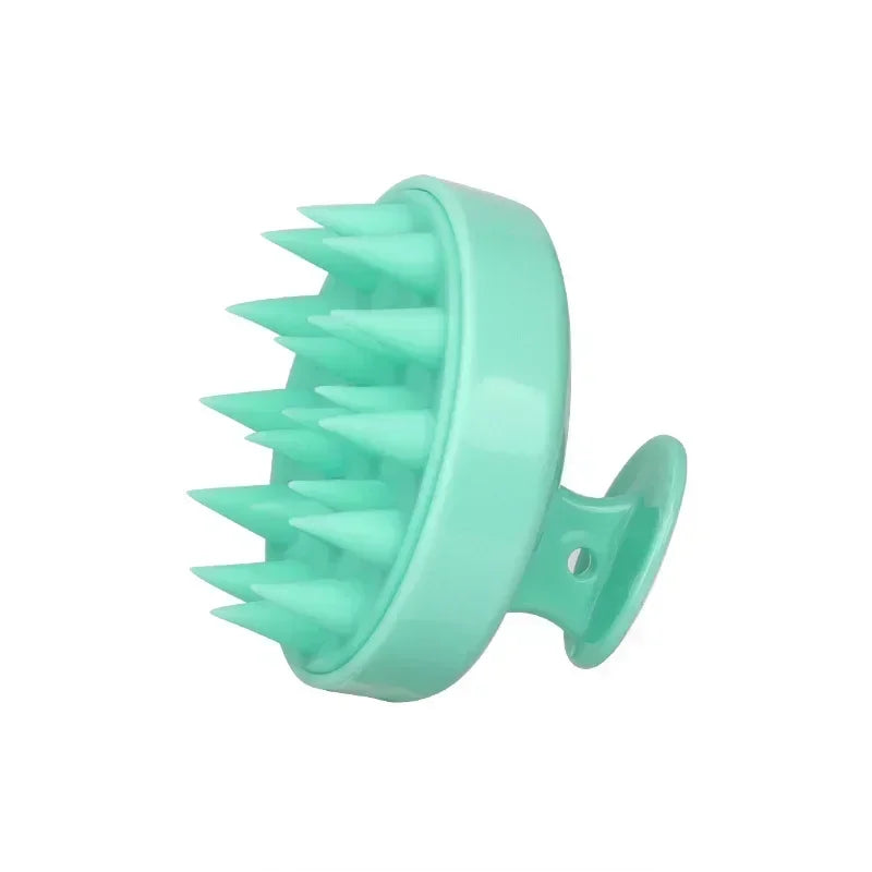 Plastic Silicone Massage Comb  Clean The Scalp Thoroughly Scalp Massage Easy Foaming Head Massage  Brush Bath Comb Brush Shampoo