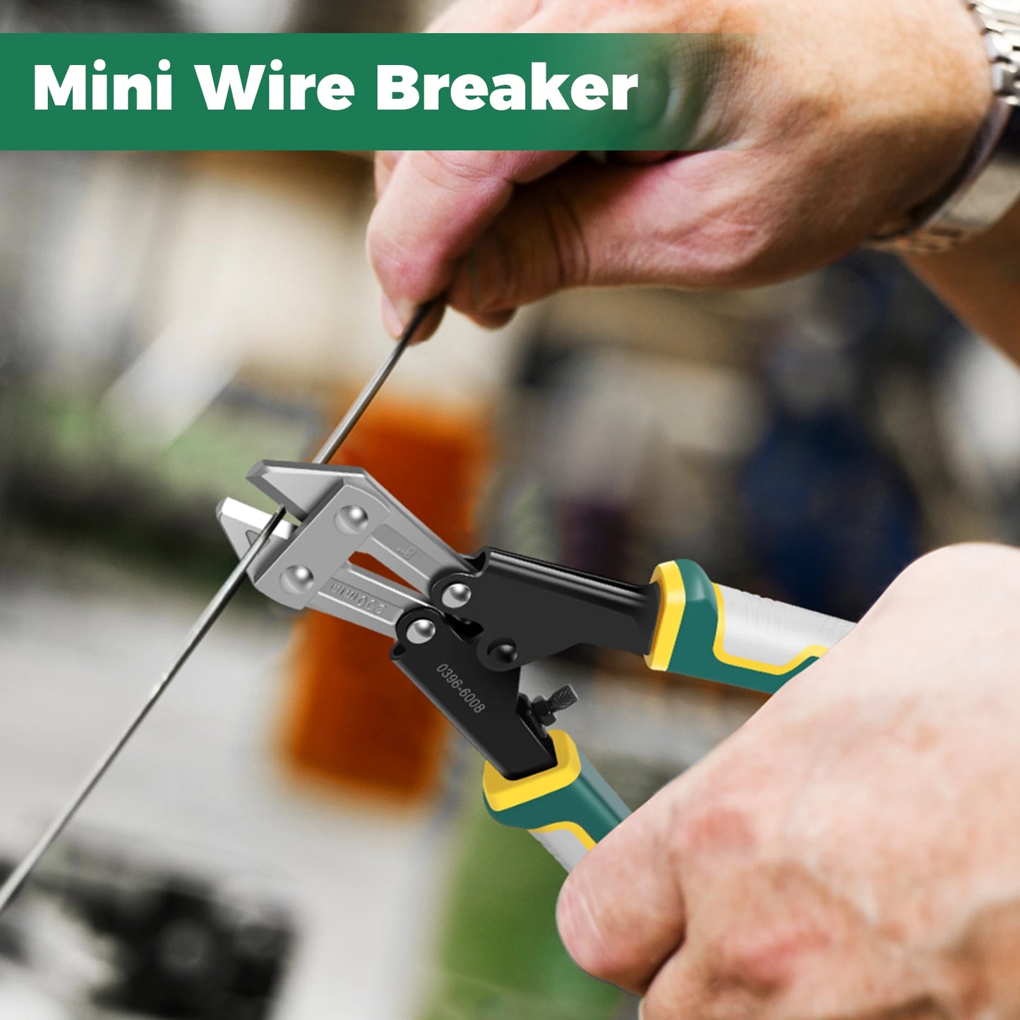 Mini Bolt Cutter 8 Inch Heavy Duty CVS Wire Cable Cutter Labor Saving Bolt Cutter for Wire Cables Chains Scissors Clippers Tool