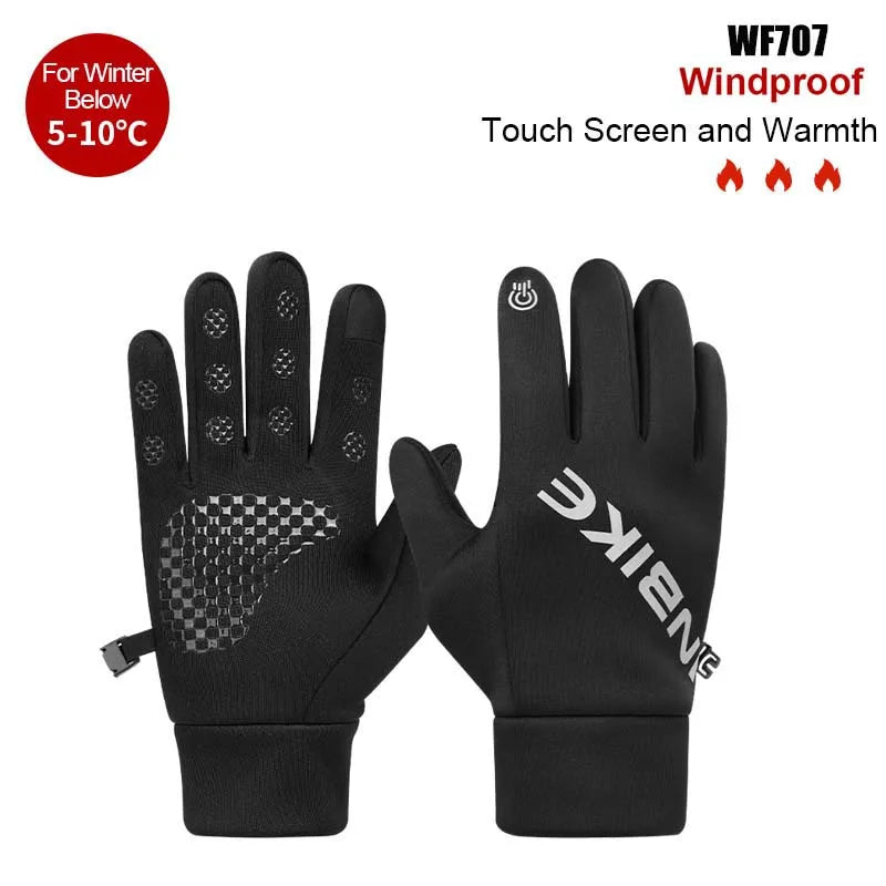 INBIKE Cycling Gloves for Men Women Warm Fleece Winter Biking Glove for Riding Bicycle Gloves Waterproof Touchscreen Accessories