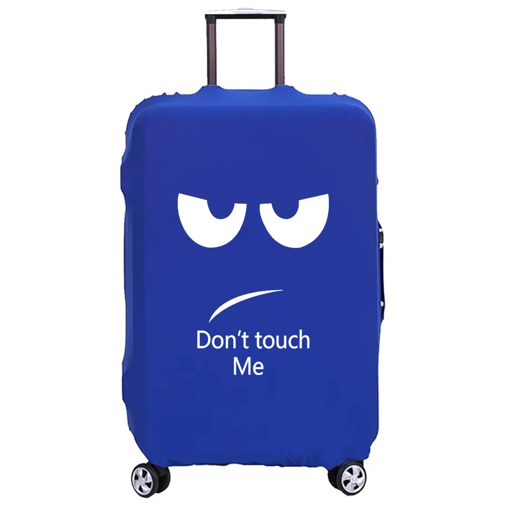 Tejesa Don’t Touch Me Printing  Luggage Cover /Travel Suitcase Protective Cover /Elasticity Dust Covers Suitable for 18-32 Inch Suitcases