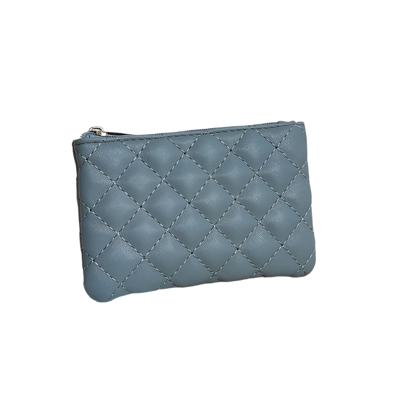 Hemasa  Small Coin Purse  Leather Zipper Wallets   Business Card Holder Ladies Mini Coin Bag