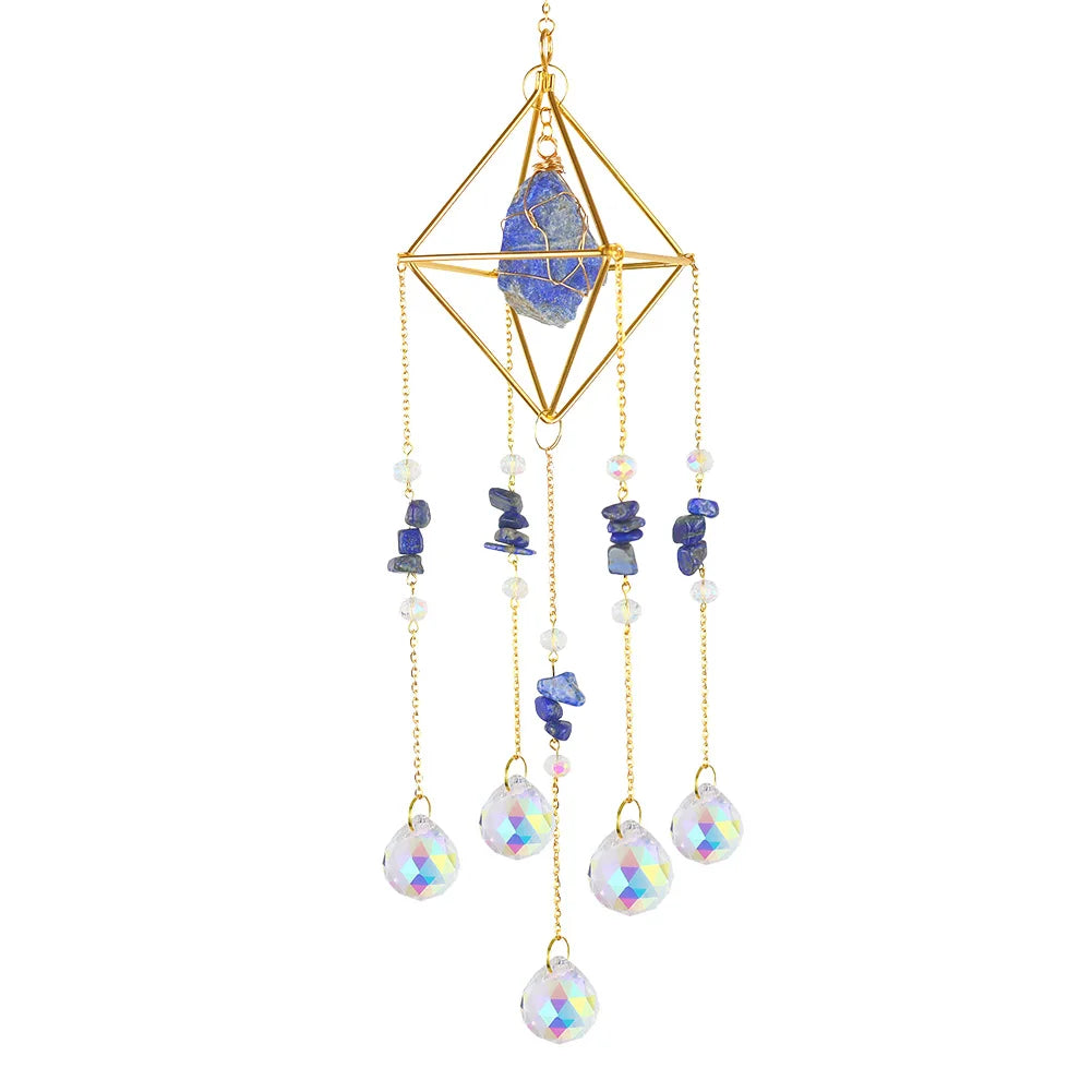 Hanging Sun Catcher Creative Rainbow Maker Ornament Versatile Sun Catcher Wind Chime for Wedding Decoration