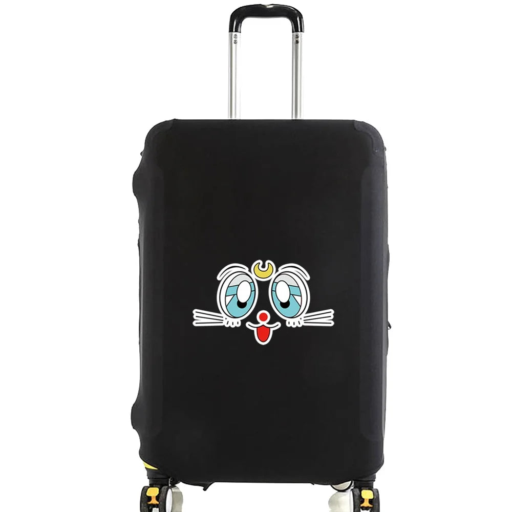 Tejesa Luggage Protective Cover for 18 To 28 Inch Pattern Trolley Suitcase Elastic Dust Bags Case