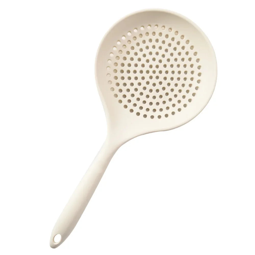 1/2Pcs Silicone  Cooking Spatula Large Colander Soup Strainer Household Kitchen Tool