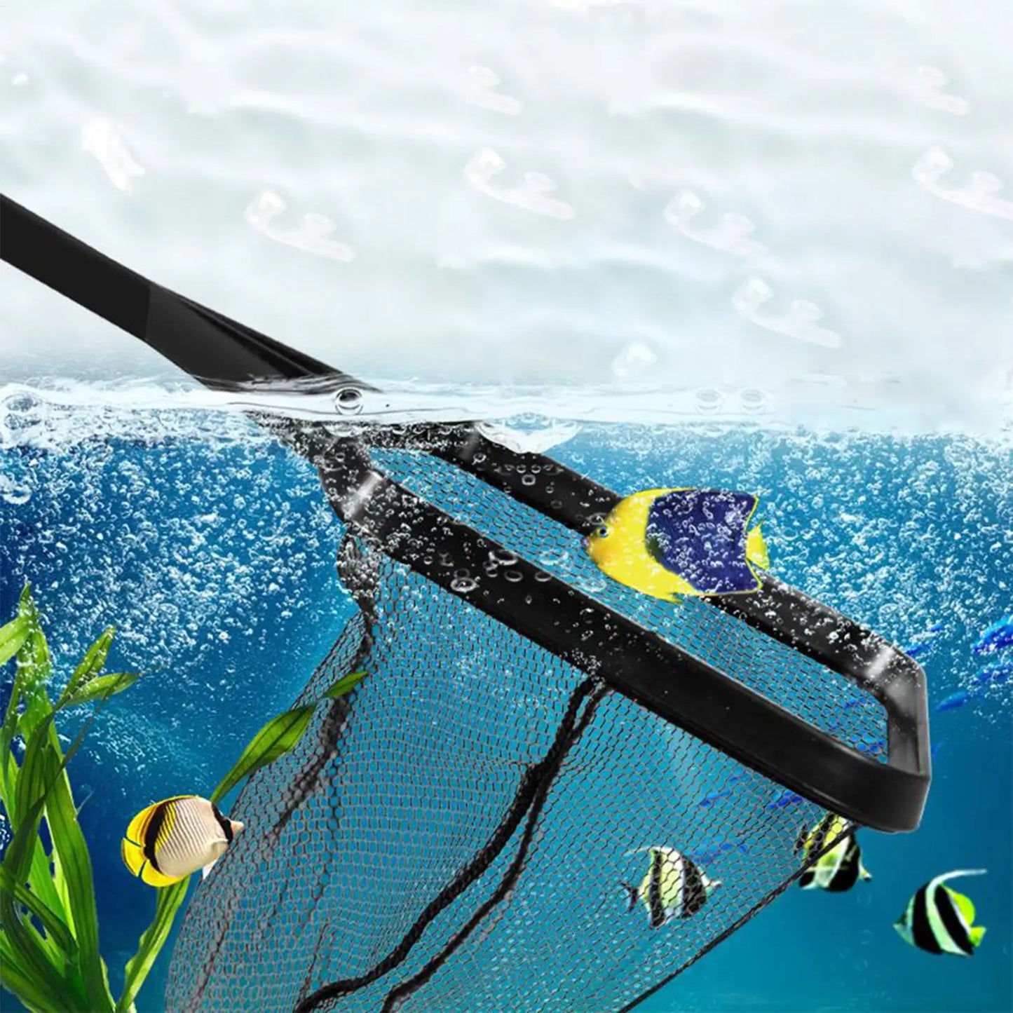 Pool Nets for Cleaning Swimming Pool Cleaner Net Aquarium Cleaning Tool Portable Debris Removal Accessories for Fish Tank Tubs