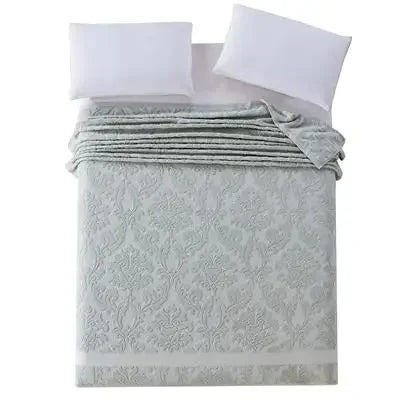 Jacquard Cotton Towel Thread Blanket for Adults Kids Soft Breathable Bedspread Bedclothes Summer Throw Blankets on Sofa/Bed