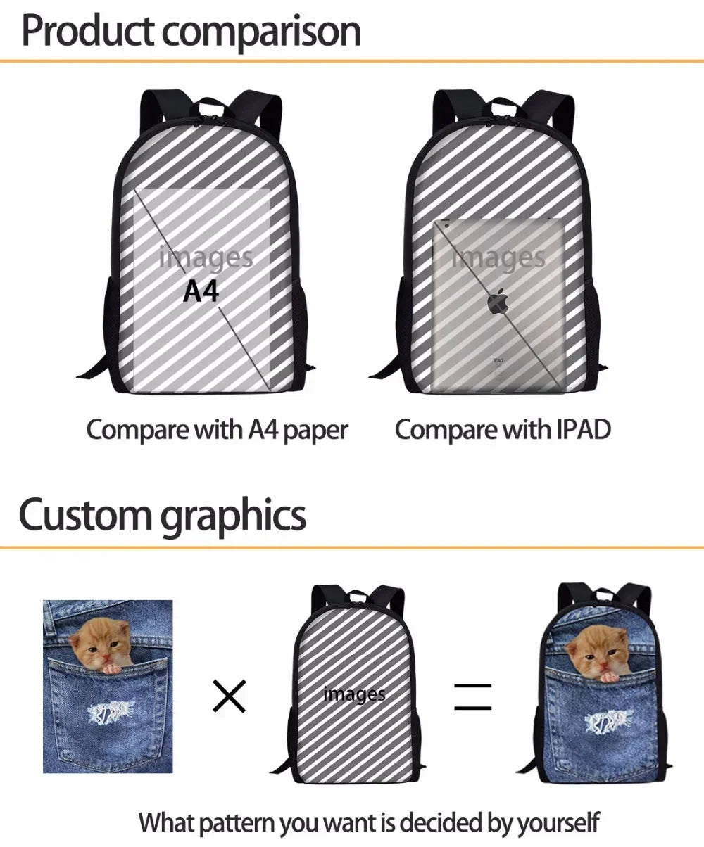 Cute Cartoon Dinosaur Children Bag Trendy School Backpack For Kids Teenager Boys Girls Book Bags 8-12 Years Old Mochila Sac