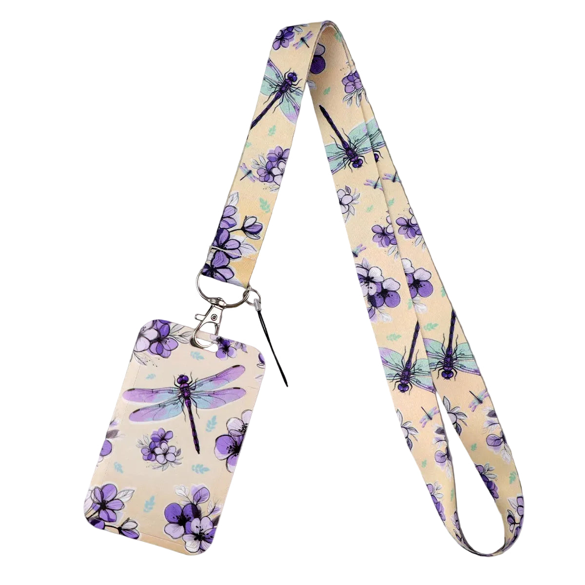 Tejesa Beautiful Flowers  Colorful Lanyards for Keys Neck Strap ID Card Gym Phone Straps DIY Hang Rope Lariat Keyrings
