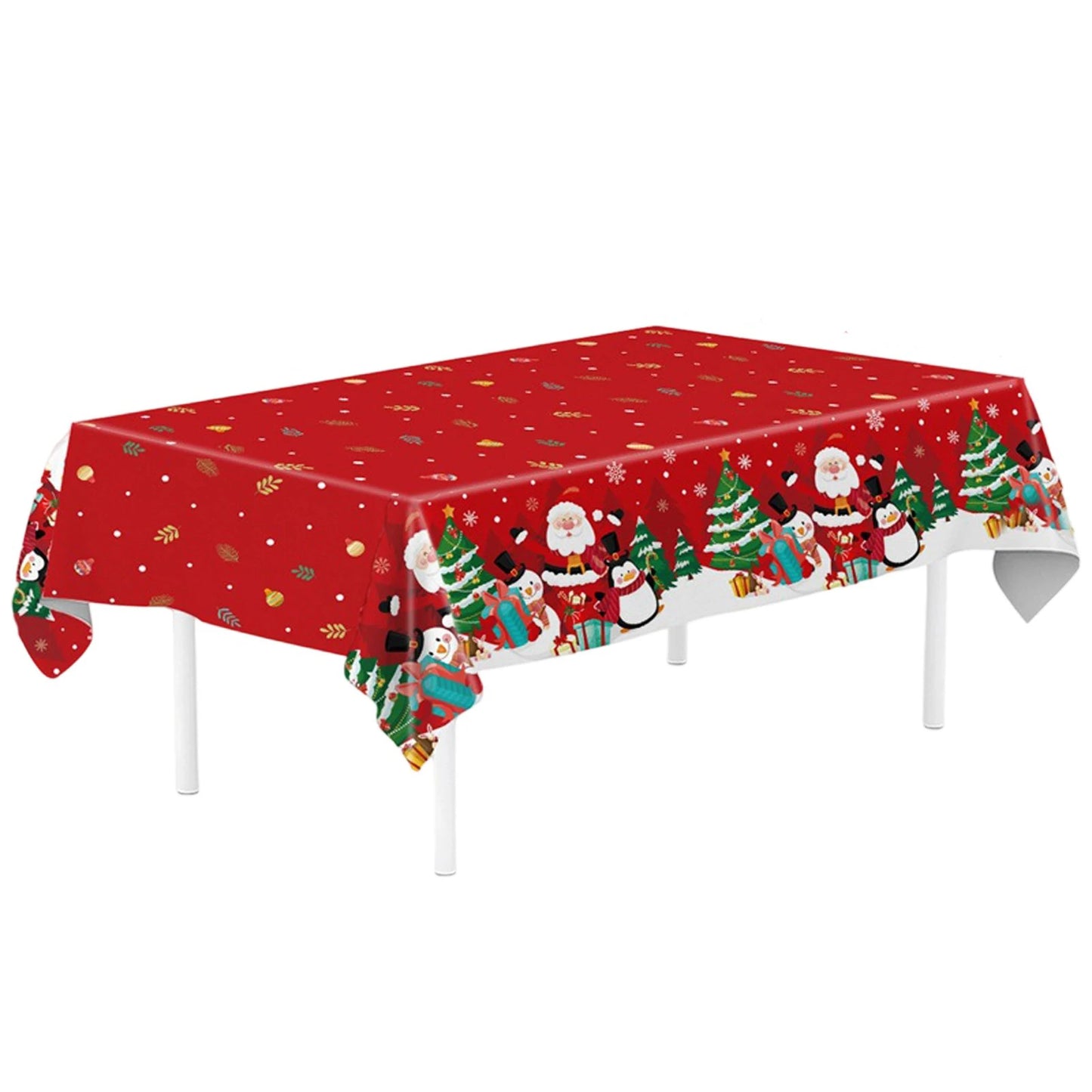 Tejesa Christmas Theme Party Tablecloth / Party Venue Layout Decorations Christmas Decoration Table Cloth