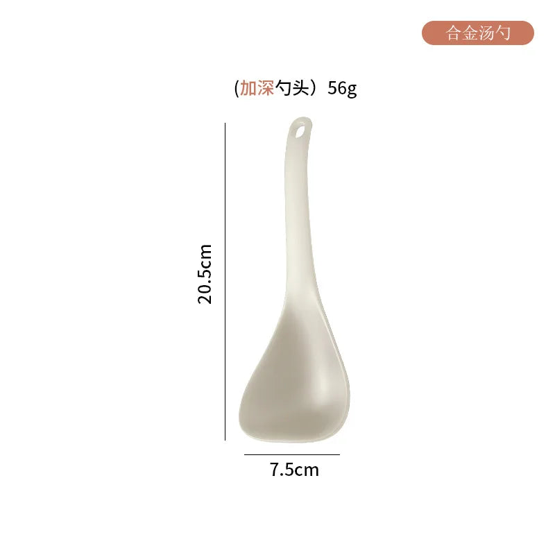 Hemasa  Non Stick Rice  Spatula Spoons Long Deep Soup Scoop Kitchen Utensil Multifunctional Rice Cooker