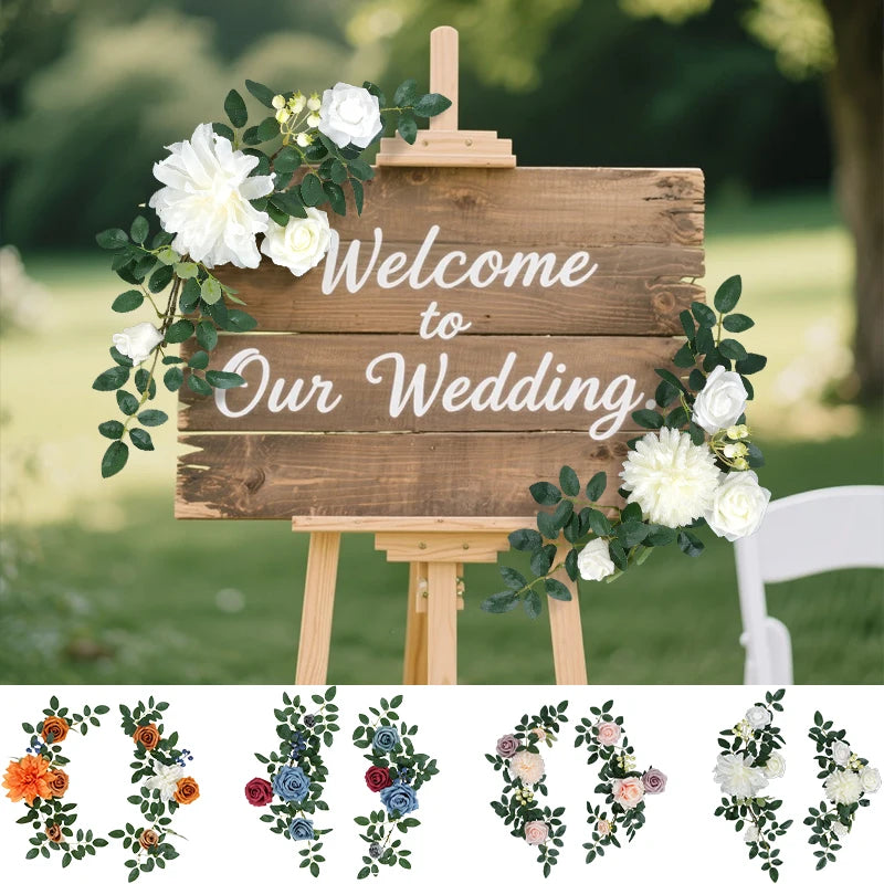 Tejesa Wedding Artificial Flowers /Decoration Rose Flower Row for Wedding/ Arches Home Front Door Decor
