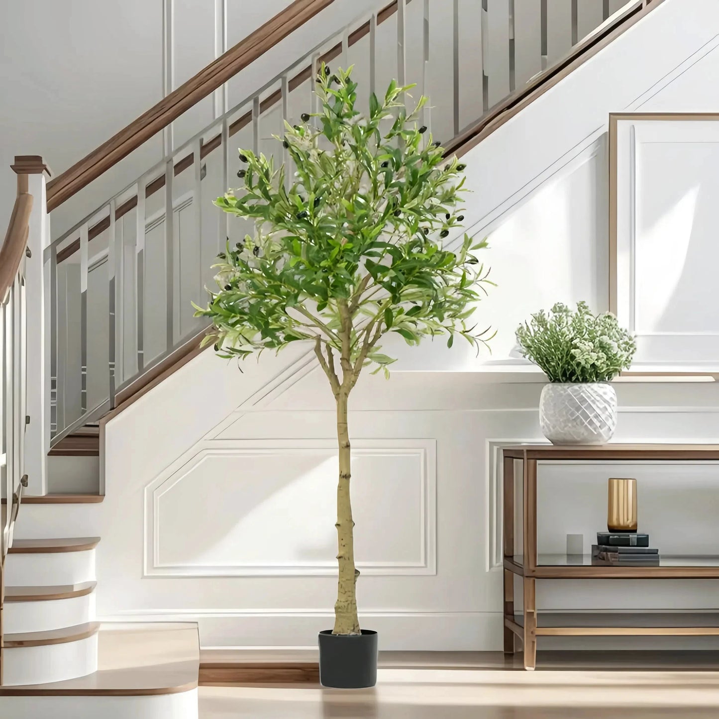 Artificial Olive Tree 120/150/180cm  Room Decoration Detachable Artificial Decorative Plants With Fruit For Home Garden Decor