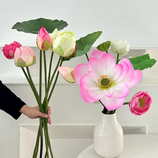 Simulated Lotus Leaf Artificial Flower Decoration Home Living Room Flower Arrangement Decoration