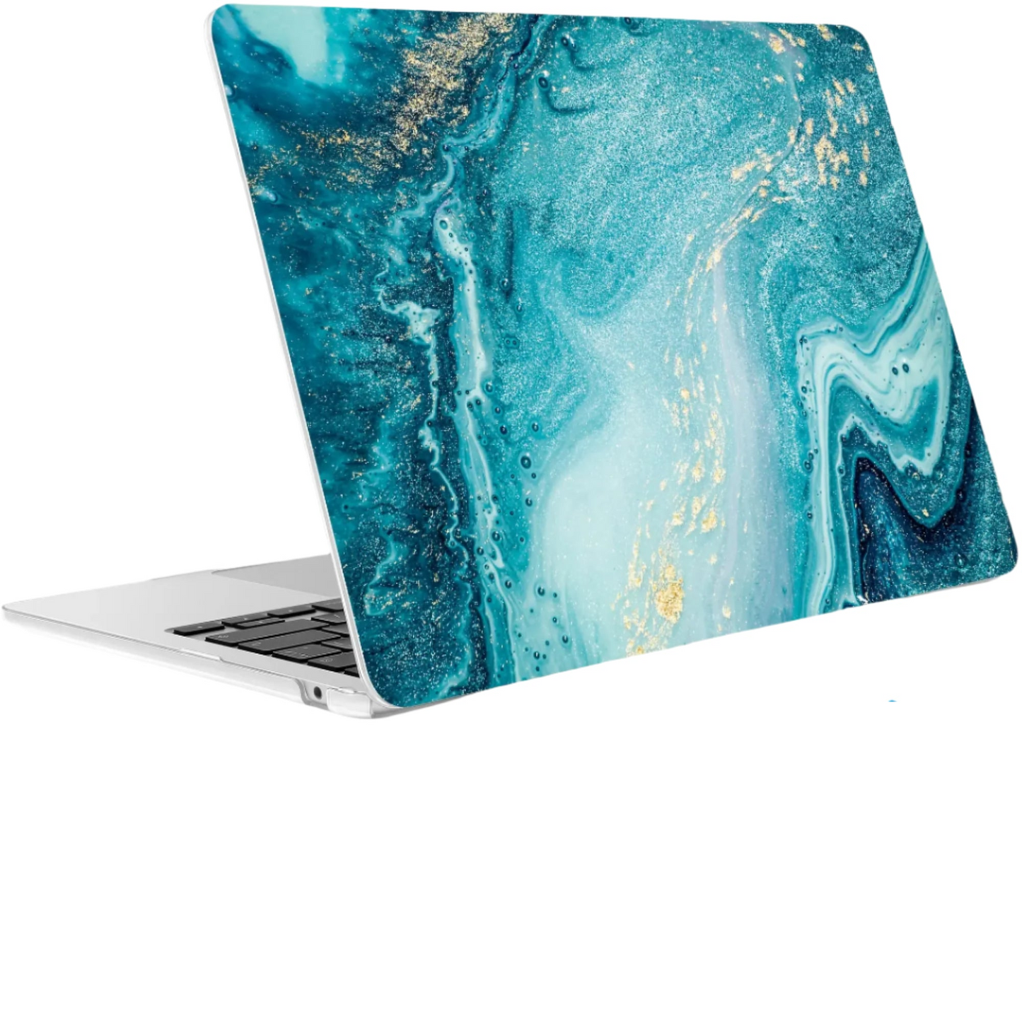 Hemasa Marble Plastic Laptop Case for MacBook M4 Air 13 inch A2337 A2179 A1932 Hard Shell Cover for Mac Pro 13 15 16 2022 A2338 A2251