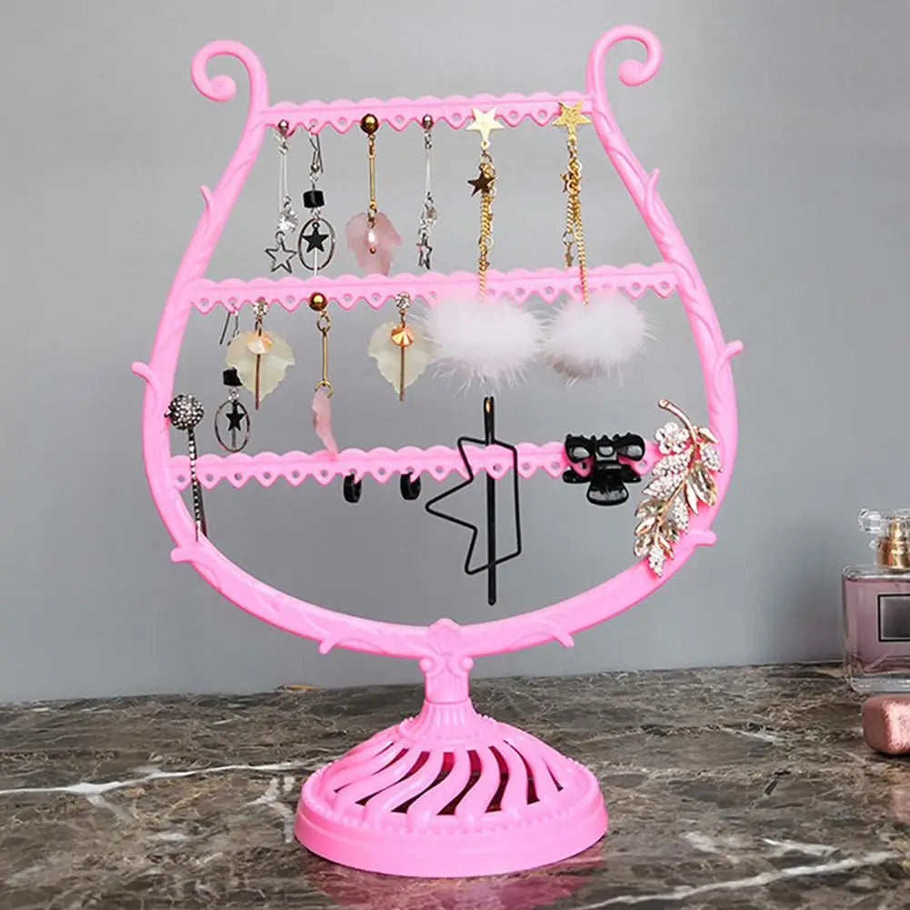 Antler Tree Jewelry Organizer Wine Cup Shape Earrings Bracelet Storage Shelf Jewelry Display Holder Ear Stud Stand Necklace Rack