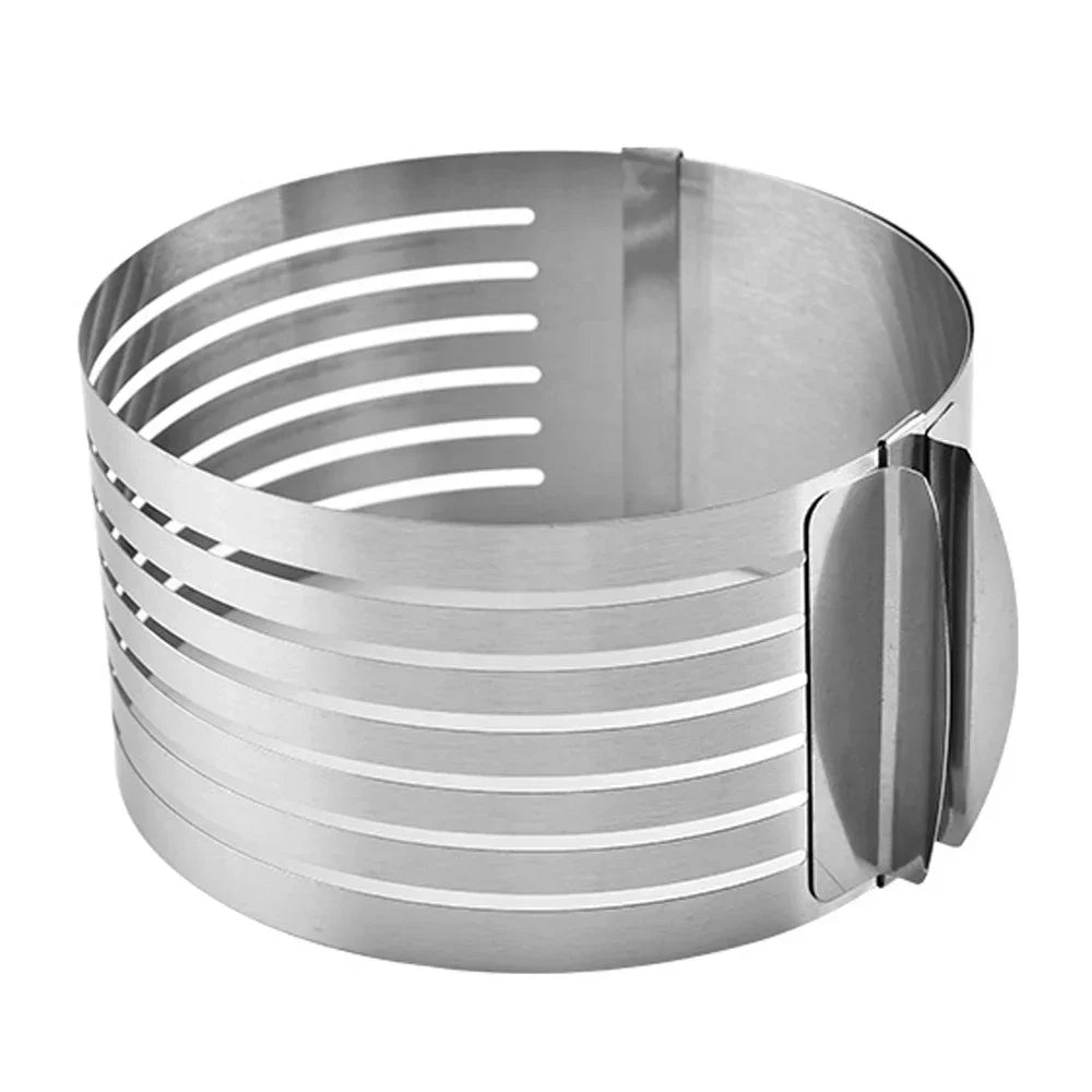 Hemasa 20CM 30CM Adjustable Round Bread Cake Cutter Slicer /Stainless Steel Cake Cutter 7 Layers Slicer Mousse Ring Mould