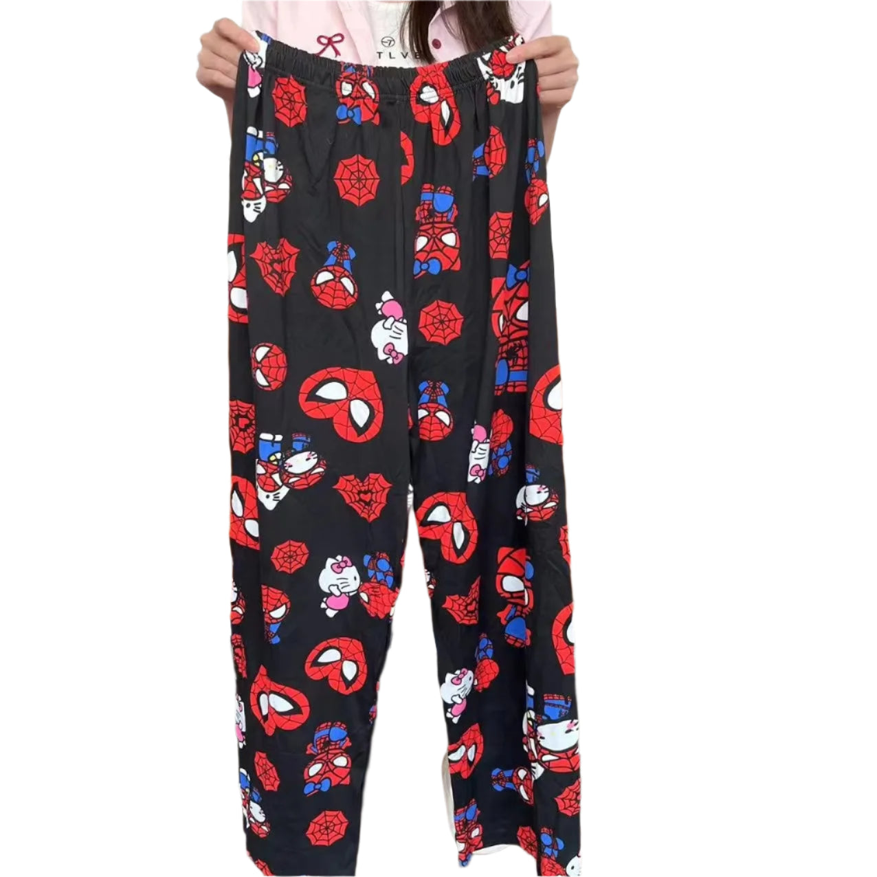 Hemasa  Hello Kitty Pajama Halloween Flannel Fashion Trousers for women
