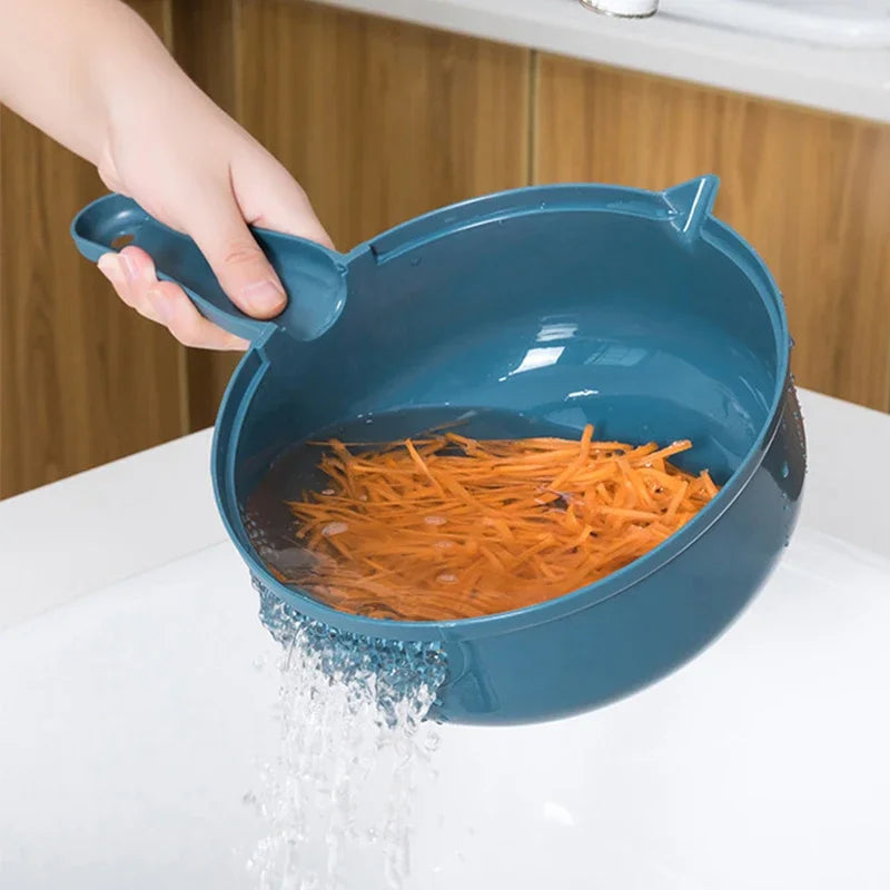 Tejesa 12 Functions Vegetable Chopper/ Carrots Potatoes Grater Vegetable Cutter /Slicer Potato Peeler /Manual Garlic Onion Chopper