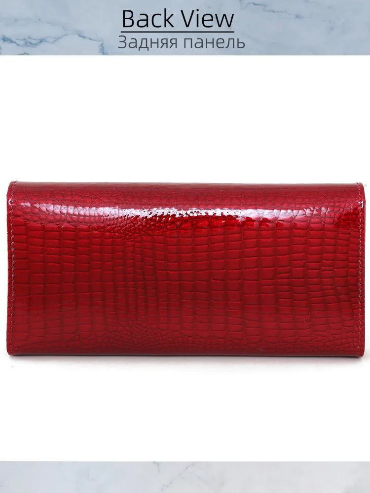 Tejesa  Women Wallet Leather Female Purse Fashion Diamonds Hasp Coin Pocket Long Design Clutch Ladies Money Bag
