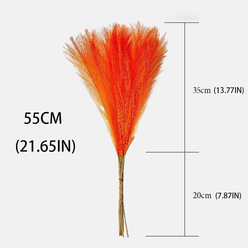 Tejesa Artificial Pampas Grass Decor Flowers Fake Plant Reed for DIY Floral Table Arrange Flower Wedding Home Christmas Decoration