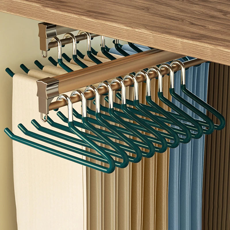 Hemasa 10PCS/20PCS/30PCS Goose-Shaped Seamless Z-Line Pants Rack Drying Pants Drying Rack Wardrobe hangers
