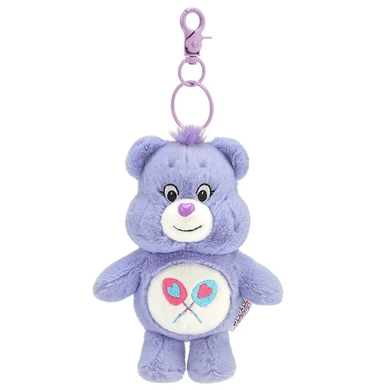 Tejesa Care Bears Plush Carebears Rainbown Bear Plush Anime Hobby Toy Keychain Bag with Sound Dolls Christmas Birthday Gifts