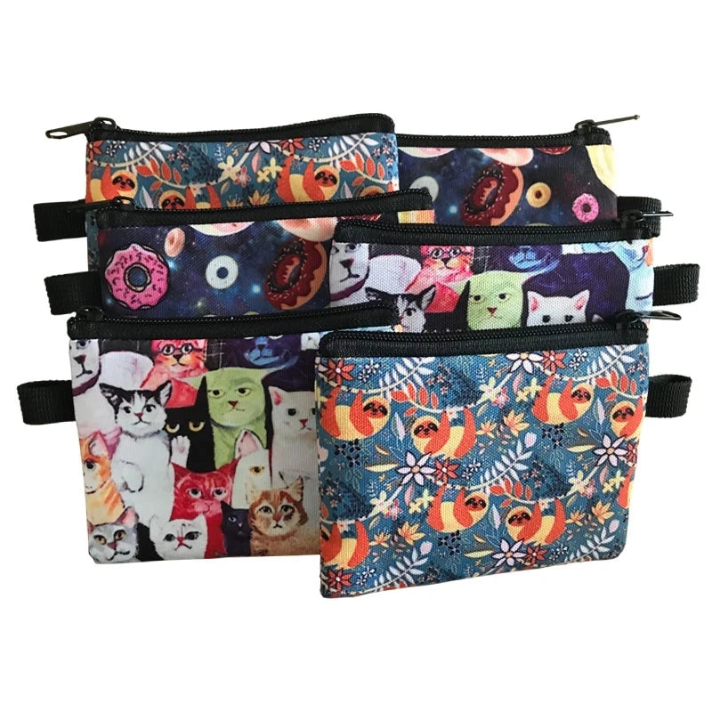 Christian Gift Bible Verse Wallet  Women Coin Purse Con Dios Todo Es Posible Money Bag Small Handbag Floral Purses