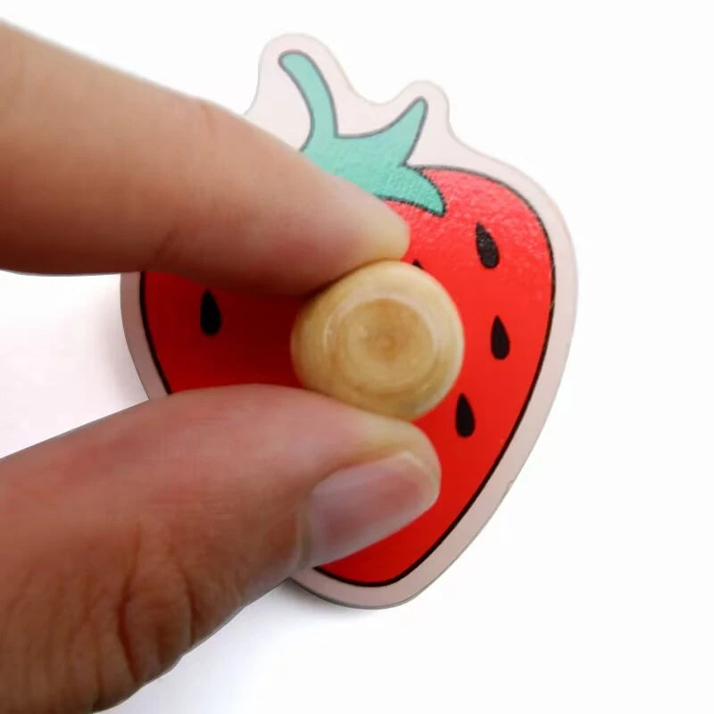 Hemasa Kids Montessori 3D Wooden Puzzle Hands Grab Child Puzzle Educational Learning Toys Baby Games Puzzles For Kids 1 2 3 Years Old