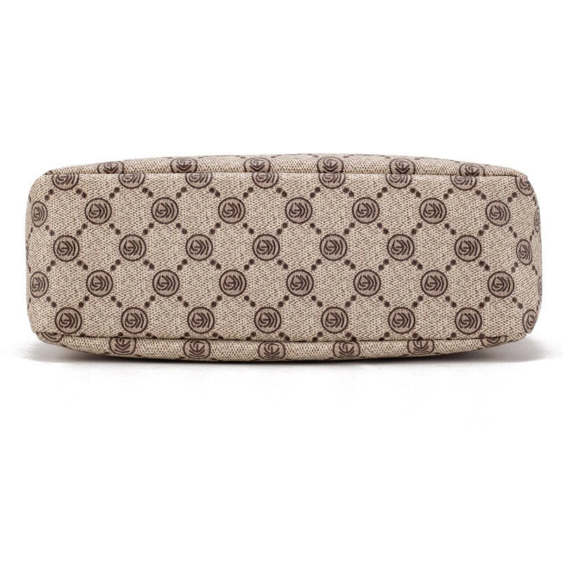 Hemasa Shoulder Bag for Women / Double Zipper Crossbody Bag/handbag  Multi-smooth Zipper Pocket