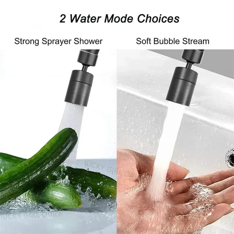 Home  360° Basin Faucet Adapter Do Kranu Spray Filter Accessory Kitchen Sink Splash 2 Rotary Adjustable Washbasin Proof Shower