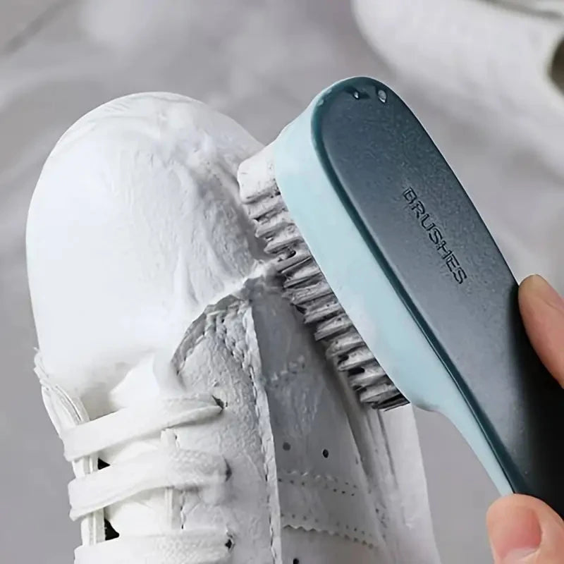 Hemasa 2Pcs Shoe Cleaning Brushes  Plastic Clothes Scrubbing Household Multi-functional Cleaning Tools