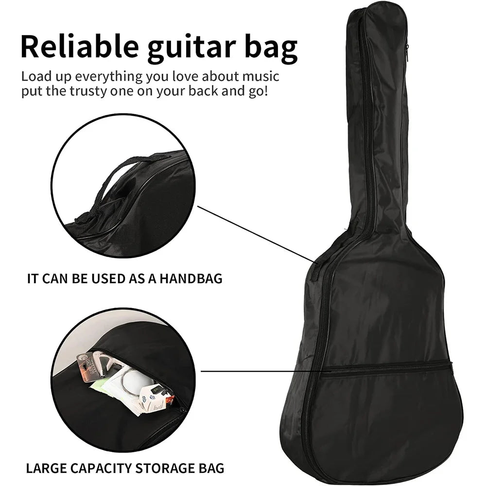 Tejesa Guitar Bag 31-41 Inch Guitar Case Printing Rainbow Series / Guitar Cover /Waterproof Backpack Oxford Fabric