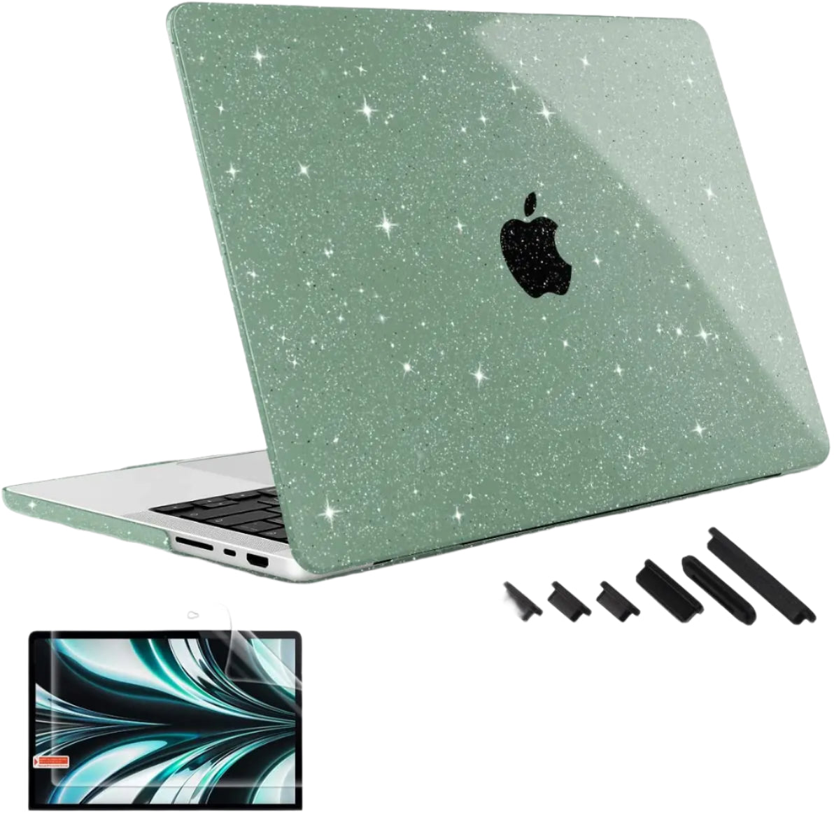 Hemasa  crystal case for MacBook 2024 M4 Air Pro 13inch A2681 A2337 A2338 M2 M1 2022 Pro 14 16 2023 M3 A2289 Retina M2