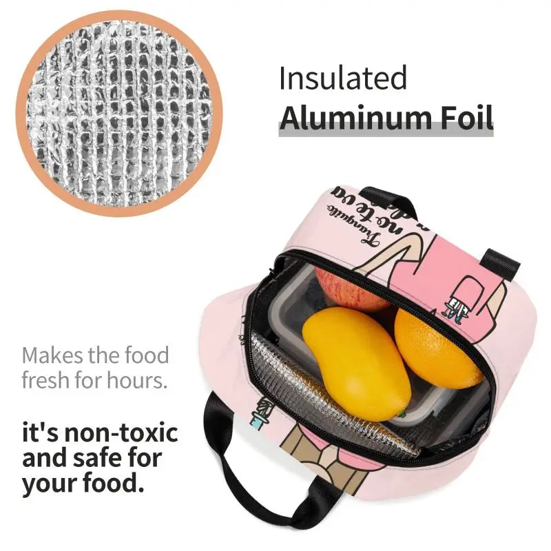 Hemasa  Nurse Lunch Bag Women Portable Cooler Thermal Insulated Lunch Box