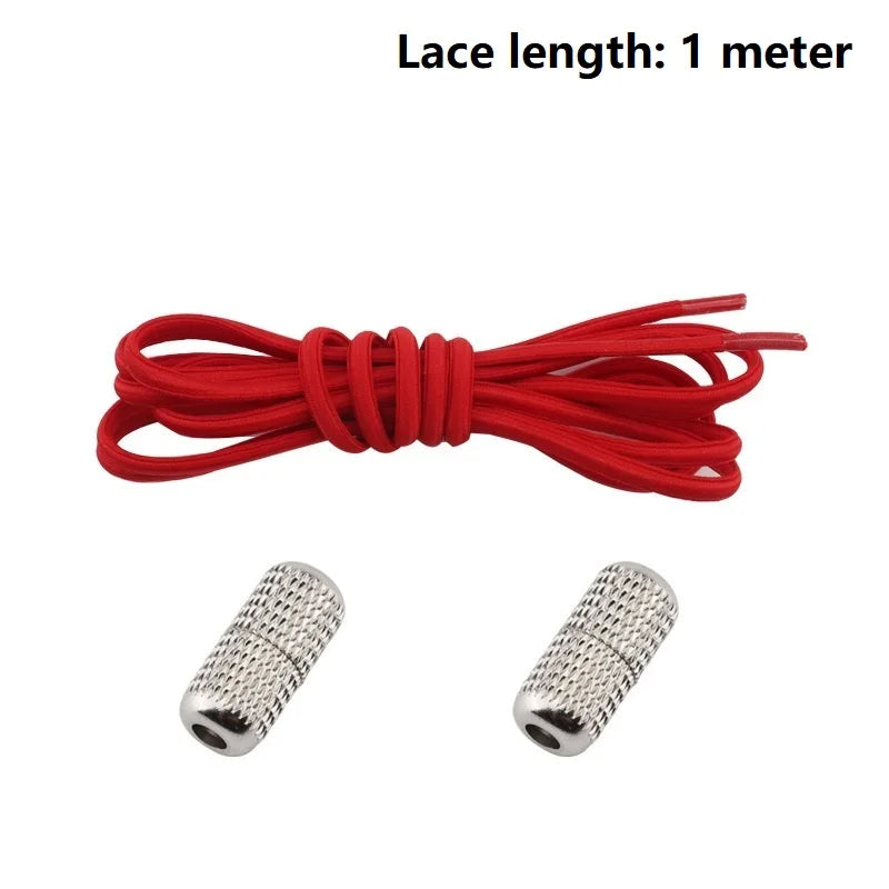 New Elastic Laces Sneakers Laces Without Tie Elastic Shoelaces Without Binding Laces Bows Shoelaces Rubber Bands for Shoes