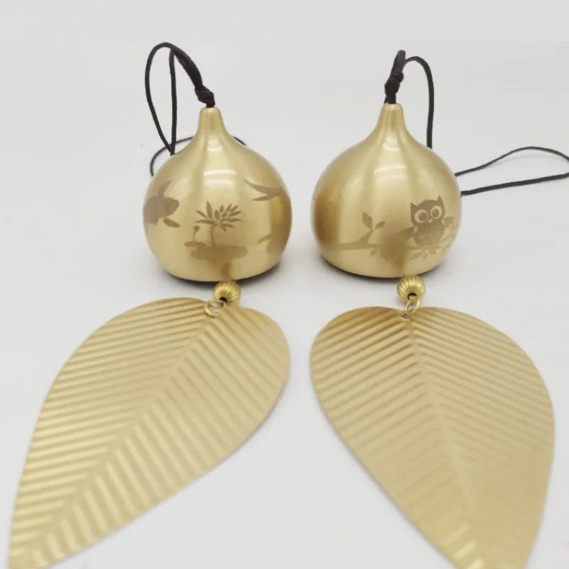 Hemasa Japanese Wind Chimes Copper Wind Bells Yard Garden Decorations Outdoor Wind Music Bell Decor