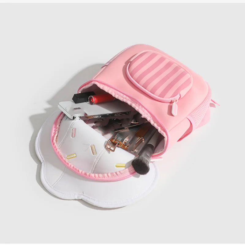 Hemasa Mini Cute Mushroom Backpack Kindergarten Popular Cute Baby Series Children’s Small School Bag Girl Bag